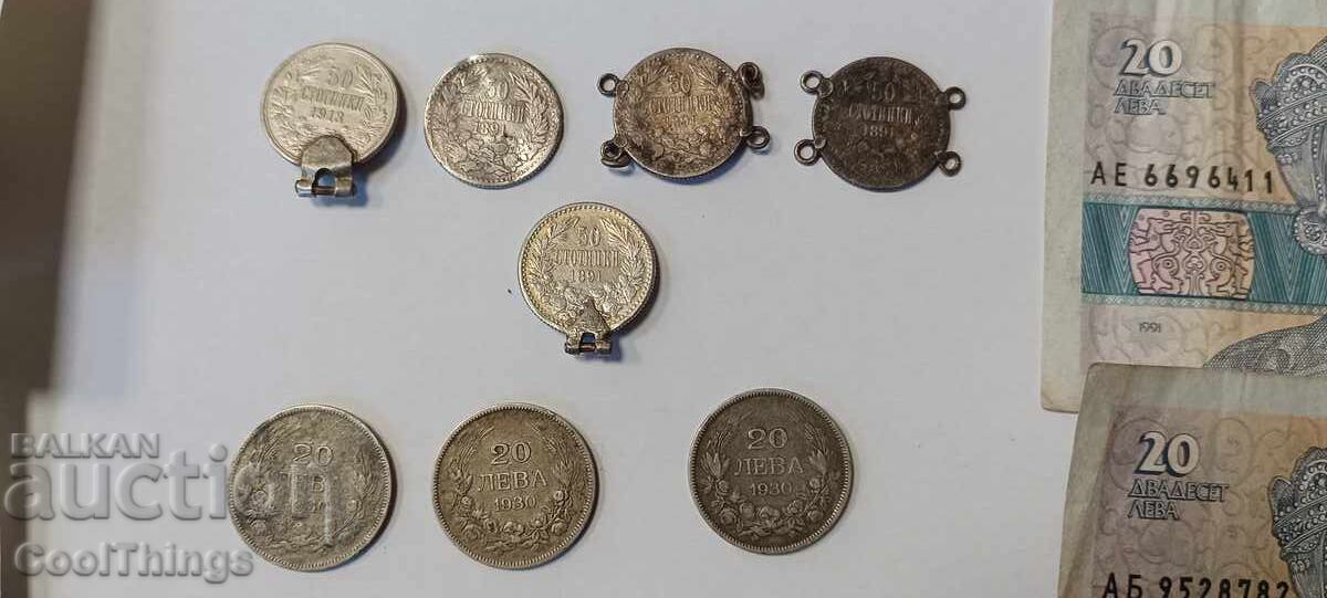 Доставка на Банкноти и сребърни монети лот