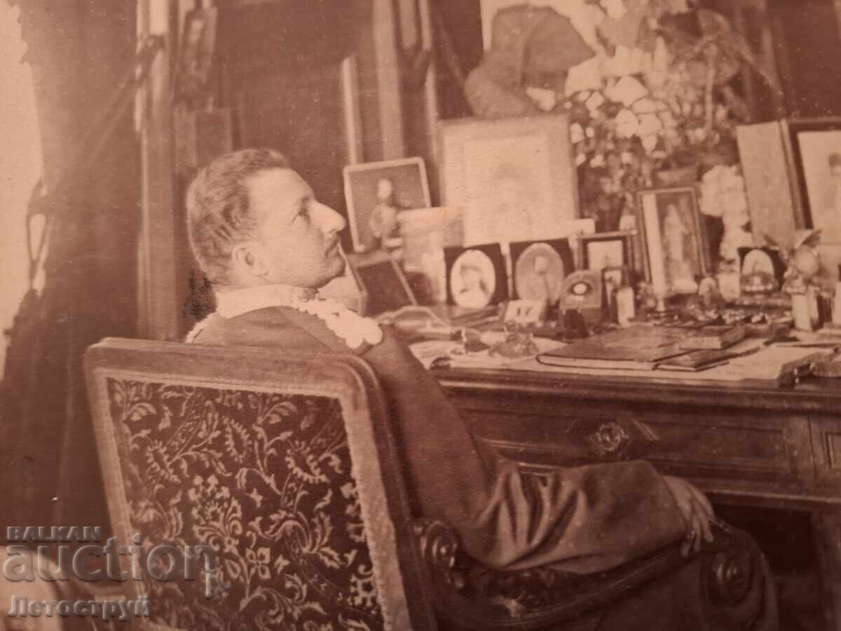 Аукцион От1ст, снимка, Фердинанд l,Български княз в своя кабинет