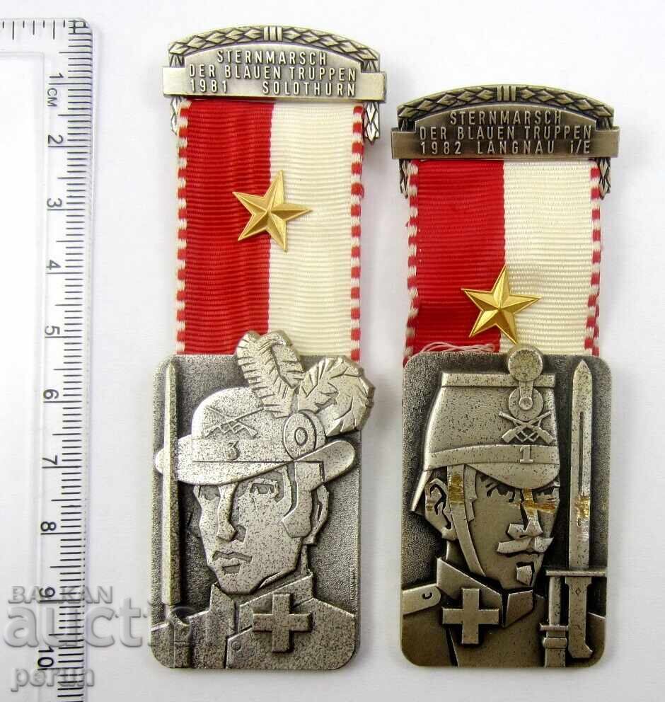 Medalii comemorative militare - Lunetist și Infanterist - 1981 cu preț € 18.40 | 35.99 BGN