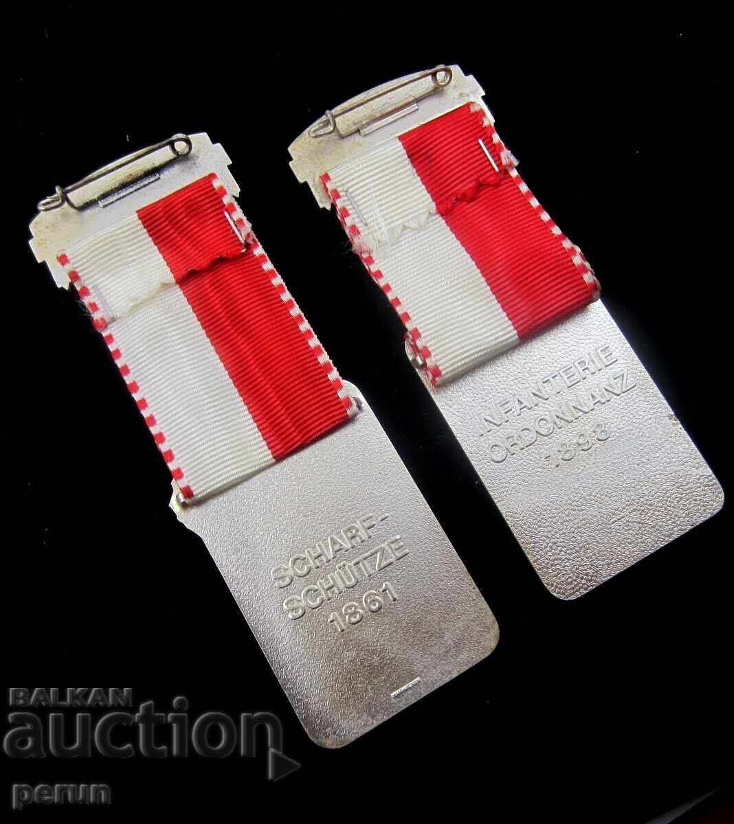 Licitație Medalii comemorative militare - Lunetist și Infanterist - 1981