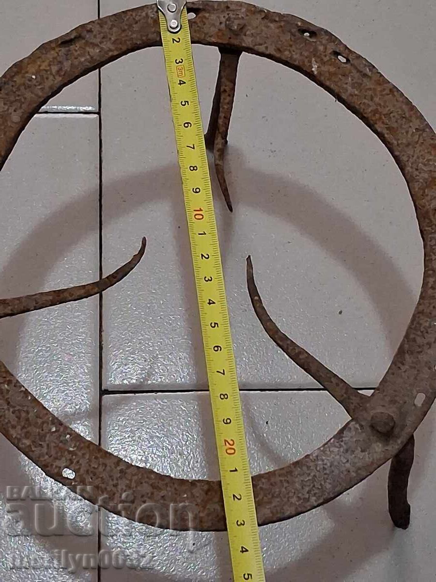 Licitație Suport de vatră vechi, forjat, din fier forjat