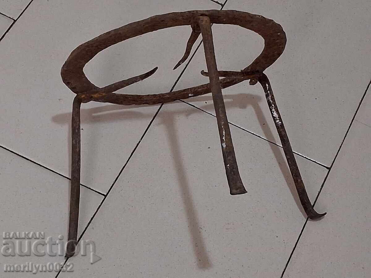 Livrarea Suport de vatră vechi, forjat, din fier forjat