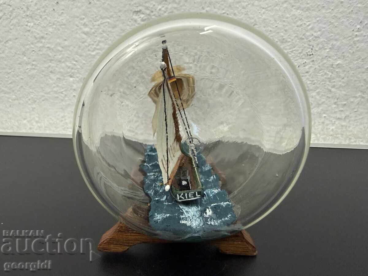 Handmade sailboat / ship / boat in a bottle. No. 773 - 5