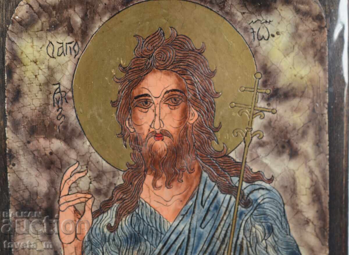 Wooden Icon Saint John the Baptist with price € 12.78 | 25.00 BGN Wooden Icon Saint John the Baptist with price € 12.78 | 25.00 BGN