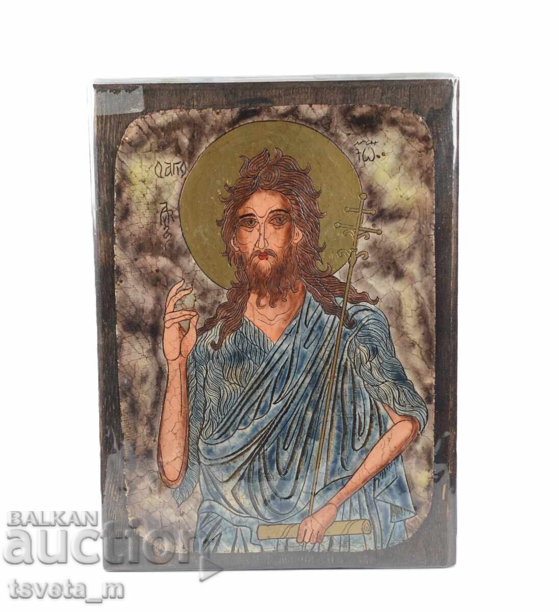Wooden Icon Saint John the Baptist Wooden Icon Saint John the Baptist