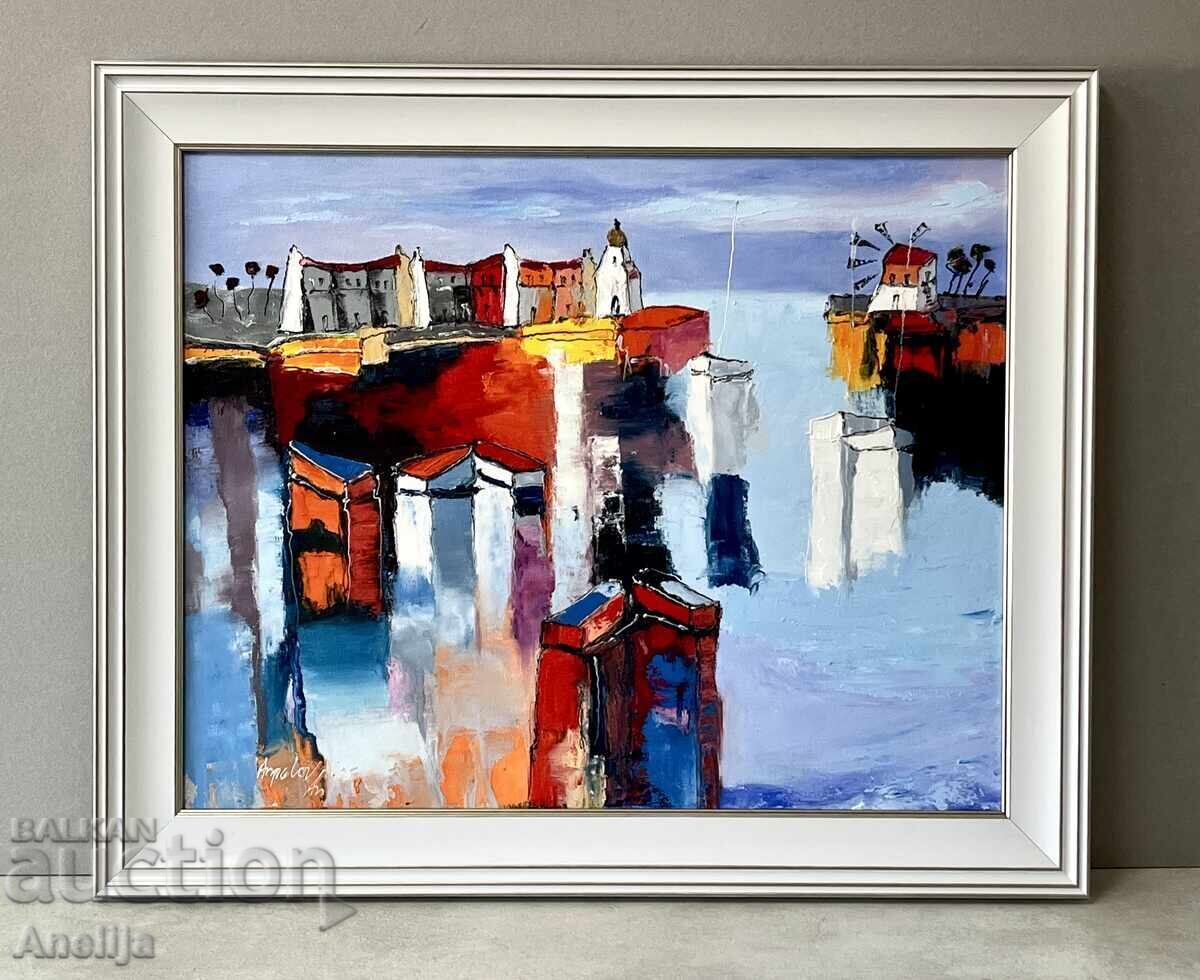 Peisaj marin abstract Sozopol