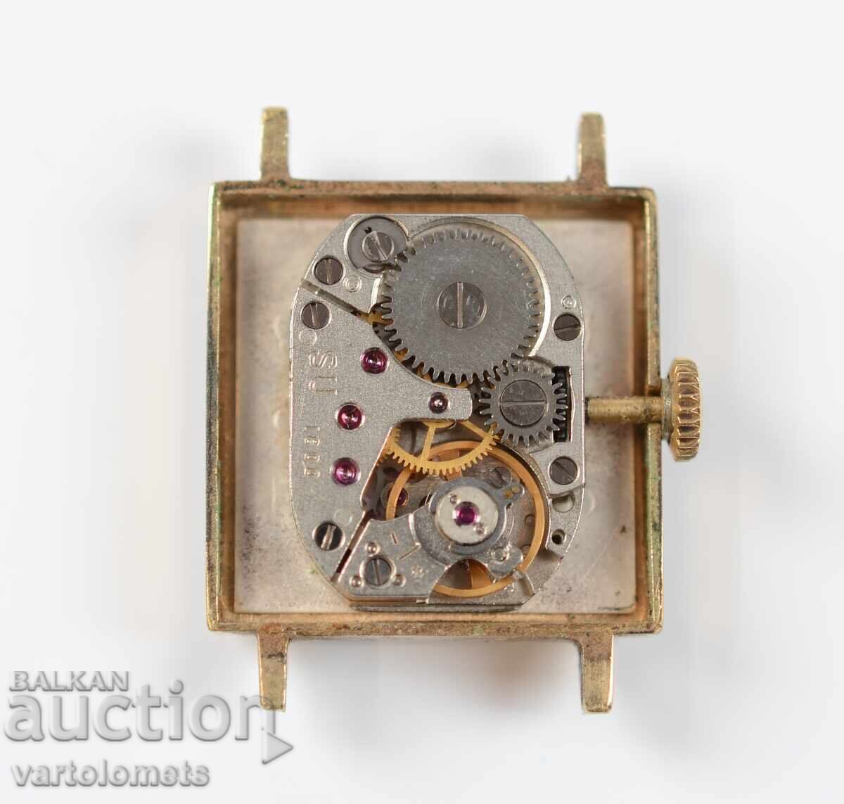 Ceas de dama RAY URSS placat cu aur 10 Mk - nu functioneaza cu preț € 9.20 | 17.99 BGN Ceas de dama RAY URSS placat cu aur 10 Mk - nu functioneaza cu preț € 9.20 | 17.99 BGN