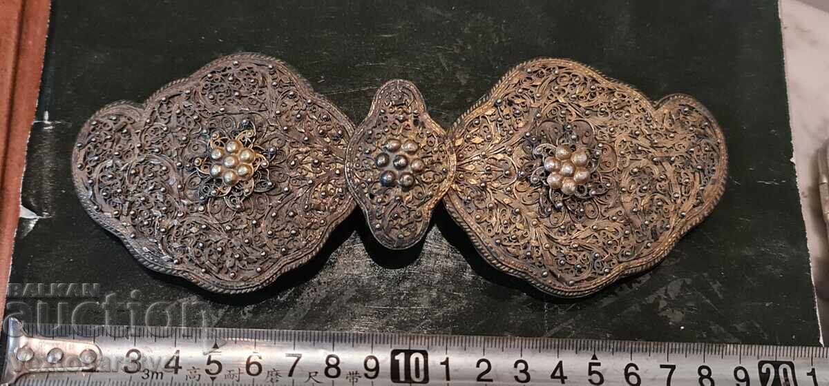 ПАФТА-ЧАПРАЗ-ФИЛИГРАН-ВИСОКО ПРОБНО СРЕБРО-19ти в. ПАФТА-ЧАПРАЗ-ФИЛИГРАН-ВИСОКО ПРОБНО СРЕБРО-19ти в.