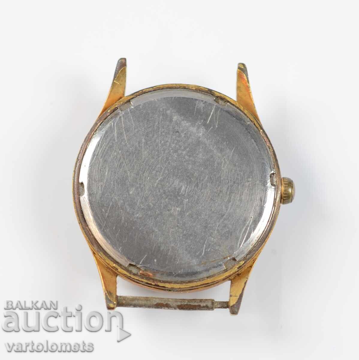 Аукцион Мъжки часовник ВОСТОК СССР с позлата 20 Мк -  не работи