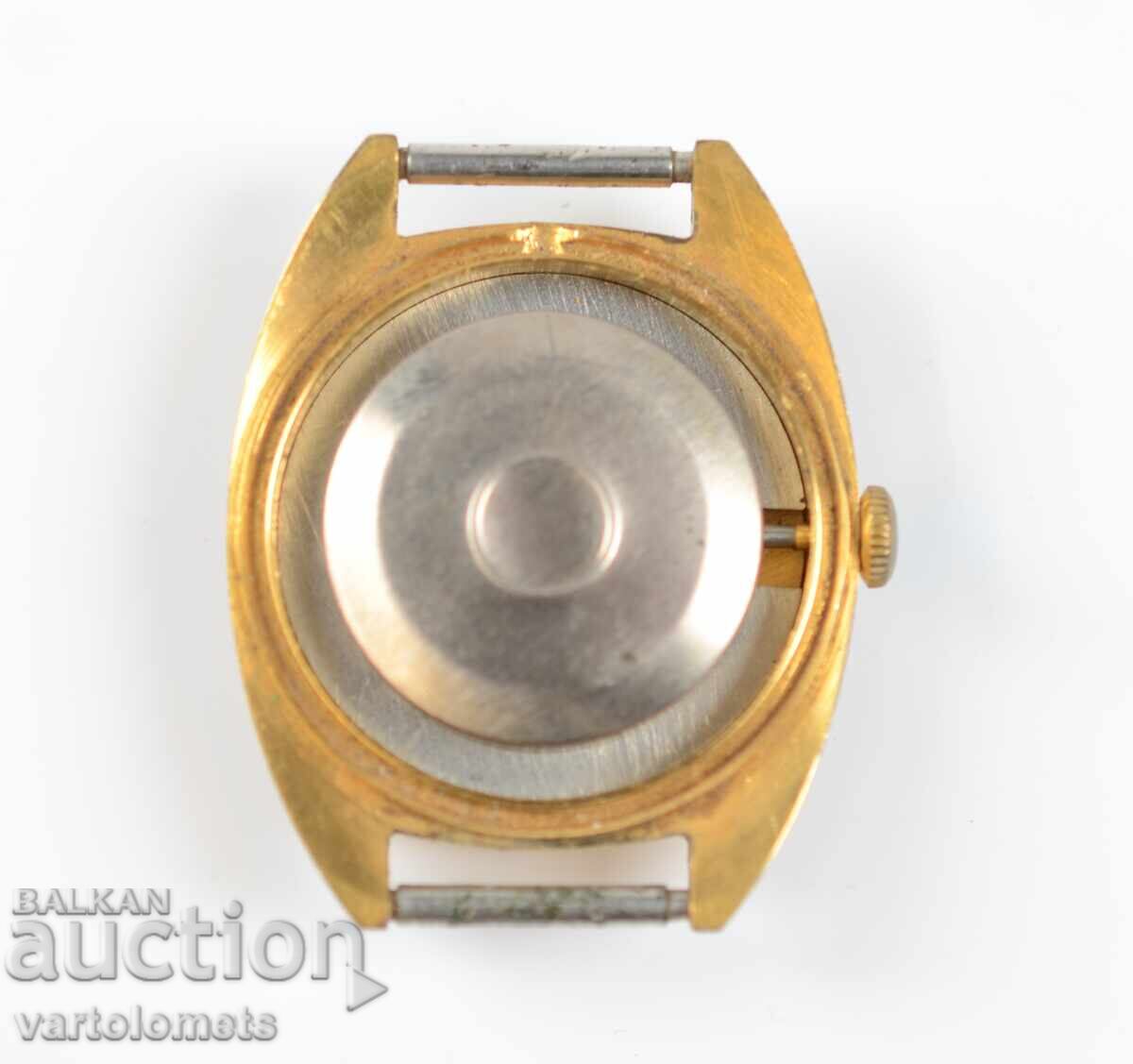 Licitație Ceas bărbătesc ZARYA URSS placat cu aur 10 Mk - nu funcționează Licitație Ceas bărbătesc ZARYA URSS placat cu aur 10 Mk - nu funcționează