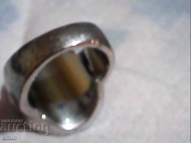 Delivery of Silver-plated massive Preston with moonstone Delivery of Silver-plated massive Preston with moonstone