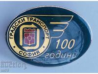 Badge: 100 g. Public transport - Sofia
