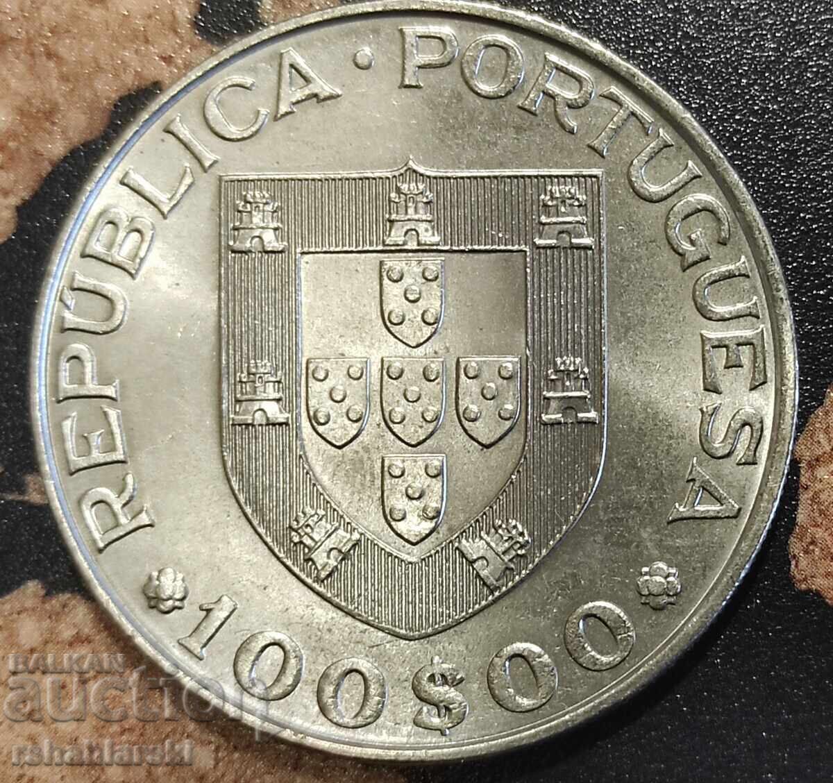 Monedă Portugalia (Comemorativă) 100 escudos, 1982