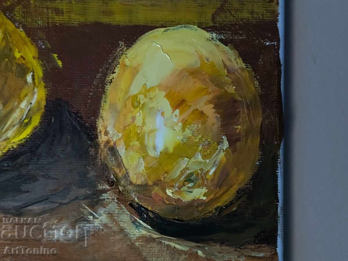 Livrarea Natură statică - Lămâi cu nuci - Pict. Anton Iordanov Livrarea Natură statică - Lămâi cu nuci - Pict. Anton Iordanov