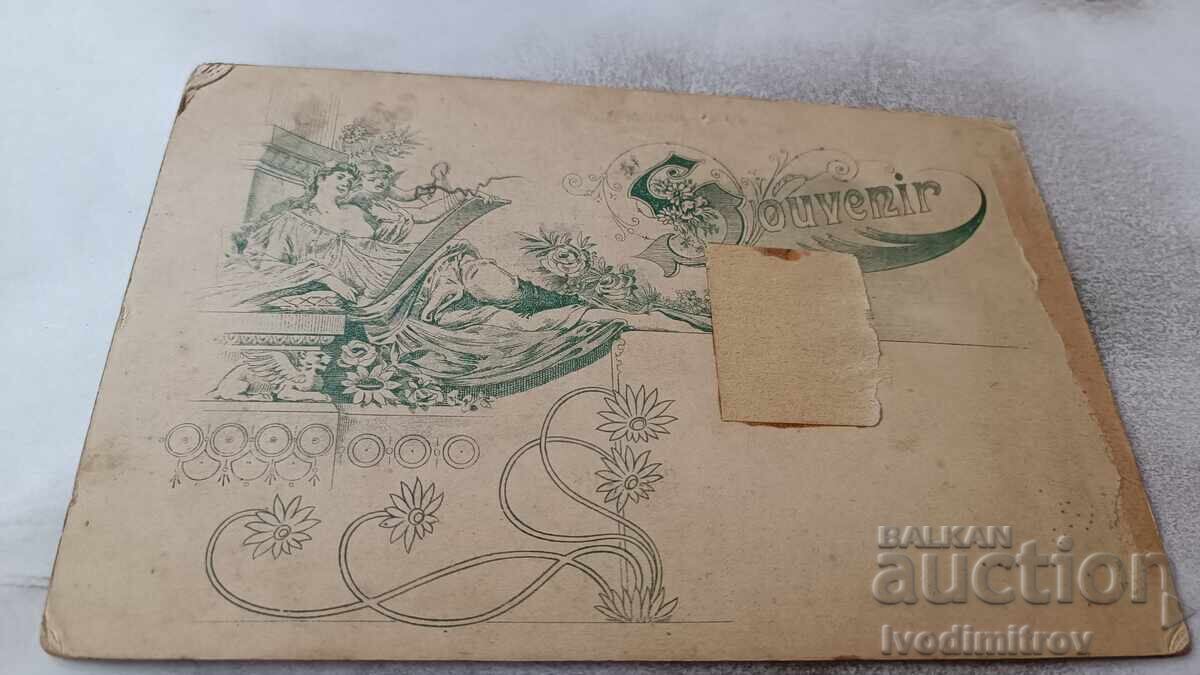 Снимка Младо момиче в бяла рокля Картон с цена € 7.49 | 14.65 лв.