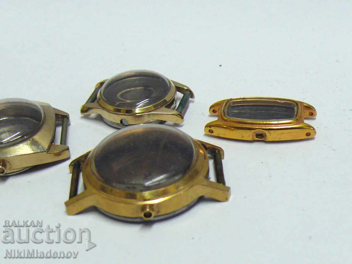 Δημοπρασία Λοτ TIMEX επιχρυσωμένα πλαίσια για ρολόγια χειρός