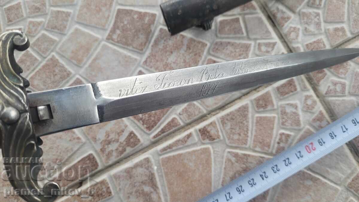 Cuțit, pumnal, stilet, baionetă, baionetă ungară - 5