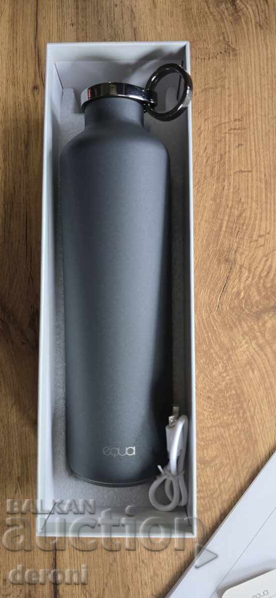 Livrarea Sticlă inteligentă pentru apă – Gri închis, 680 ml nova Livrarea Sticlă inteligentă pentru apă – Gri închis, 680 ml nova