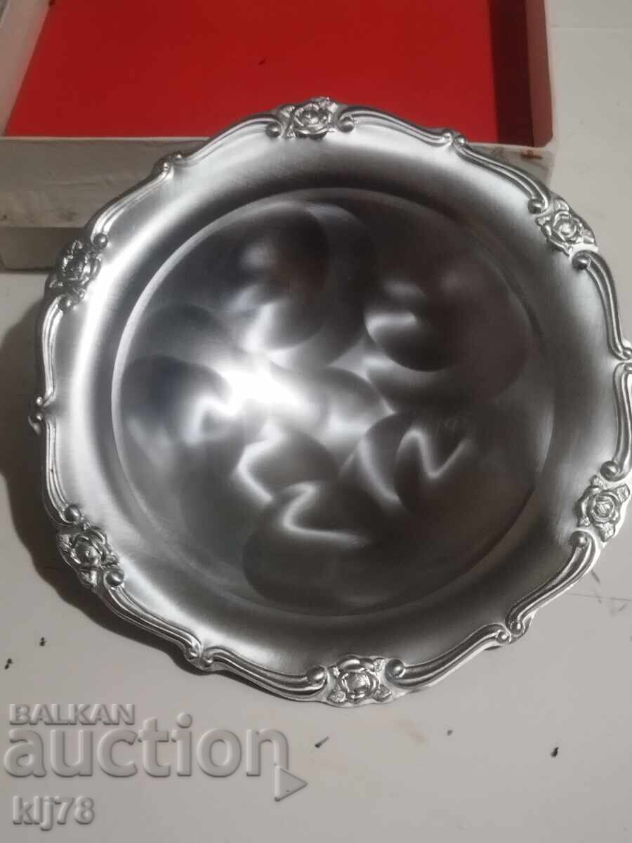 Silver plated fruit bowl with price € 0.01 | 0.02 BGN Silver plated fruit bowl with price € 0.01 | 0.02 BGN