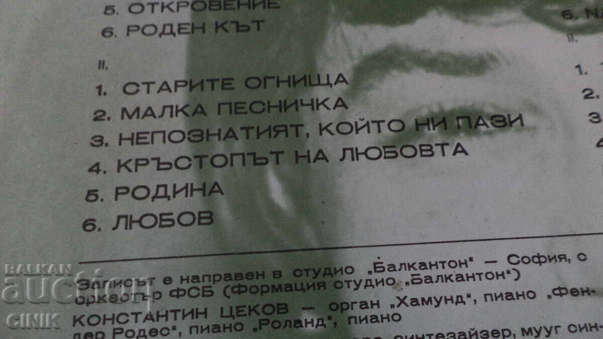 Licitație DISC DE VINIL