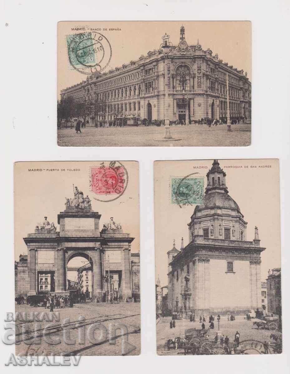 1910-пътували 3 бр. Испания- Мадрид