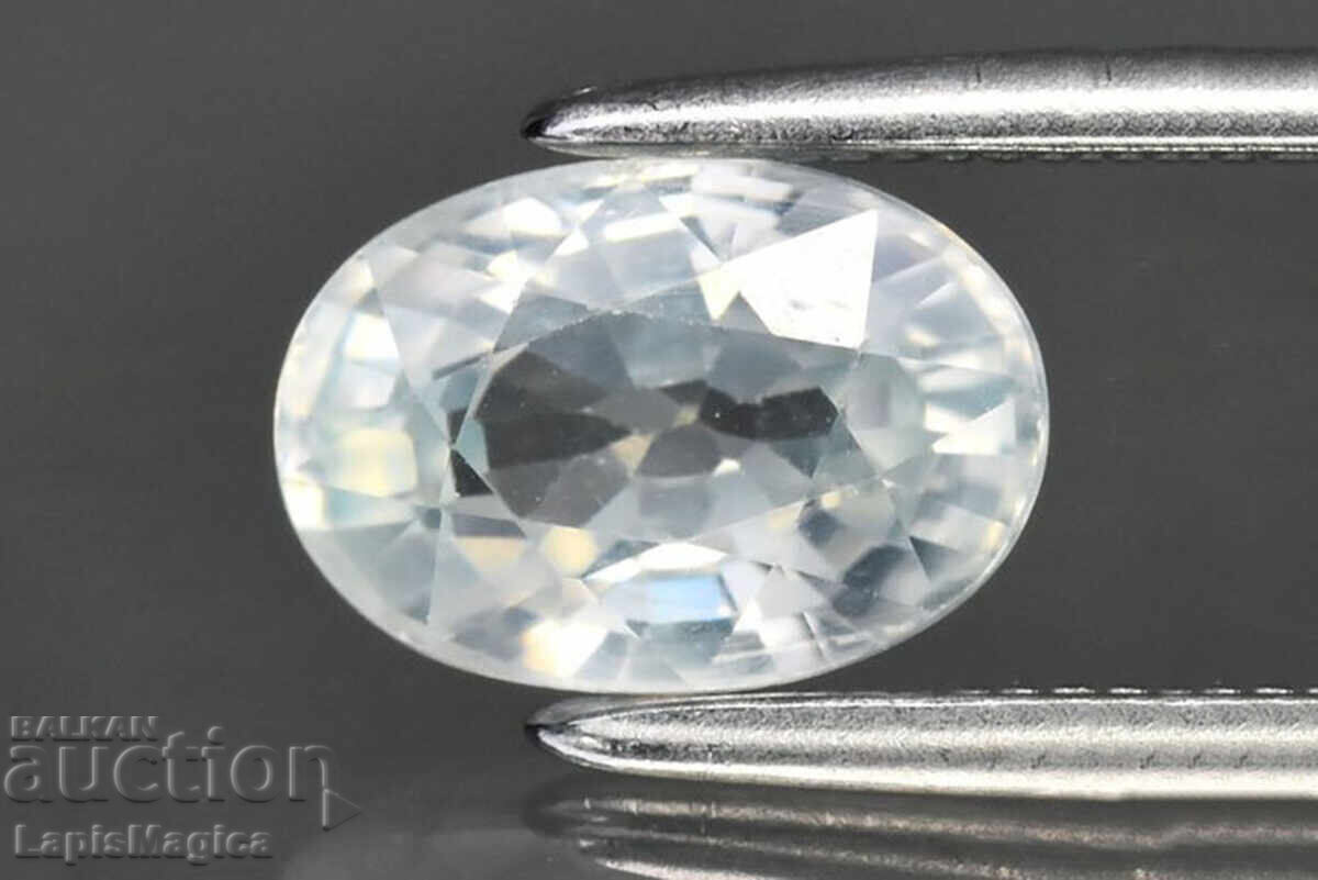 Естествен бял циркон 1.75ct 7.8x5.5mm VS Овална шлифовка Естествен бял циркон 1.75ct 7.8x5.5mm VS Овална шлифовка