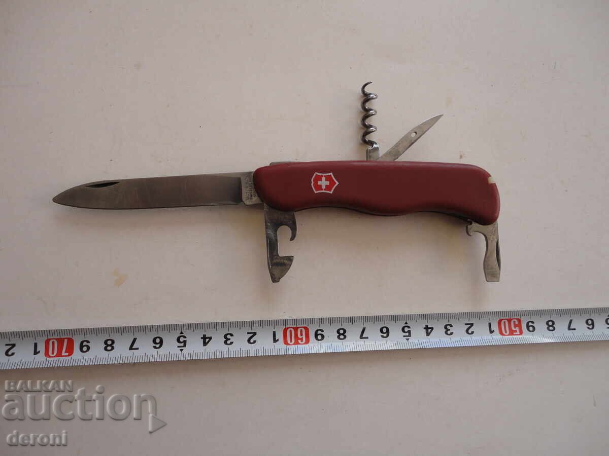 Large Swiss Victorinox Knife, Patented Large Swiss Victorinox Knife, Patented