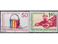 Timbre curate Cooperare Culturală 1989 din Liechtenstein
