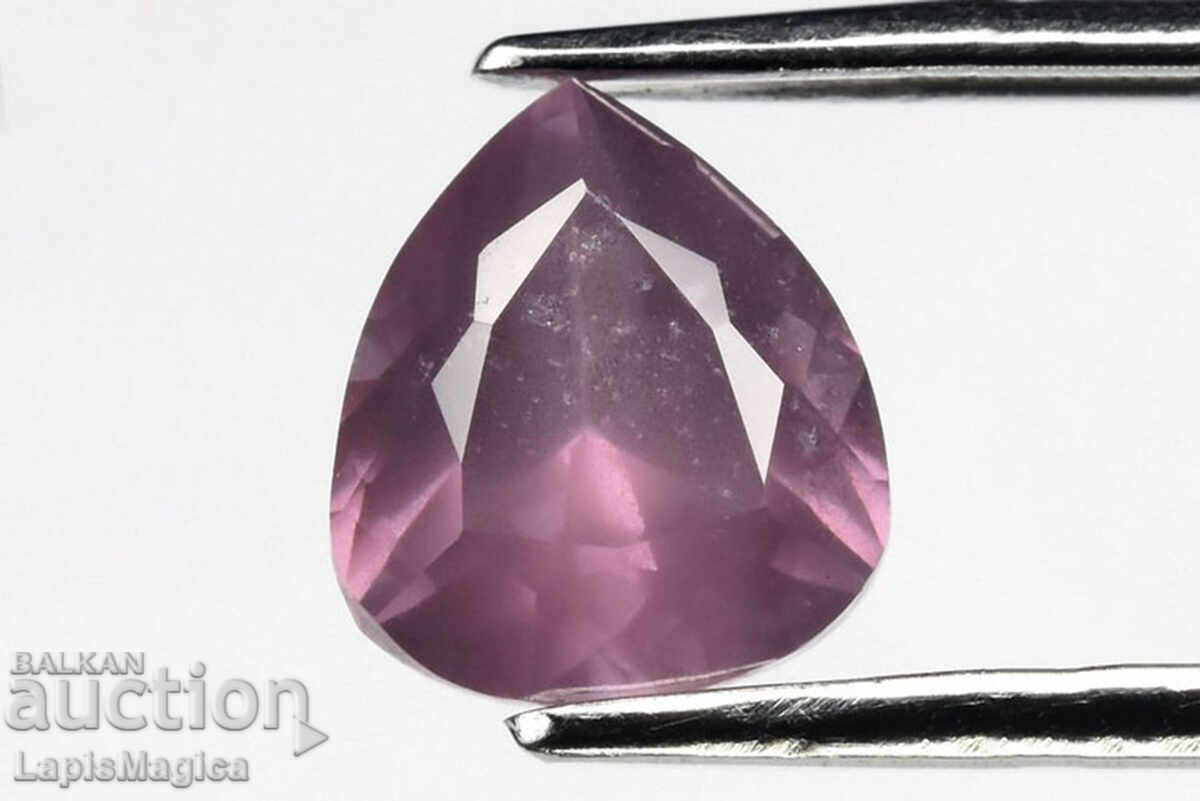 Виолетов шпинел 1.37ct трилион шлифовка