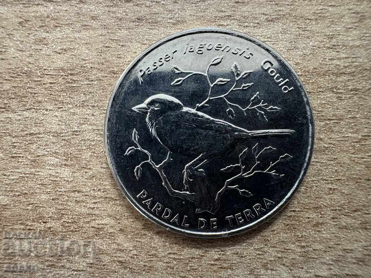 Кабо Верде - 50 ескудо (1994) - Яго врабче с цена 3.80 лв. | € 1.94