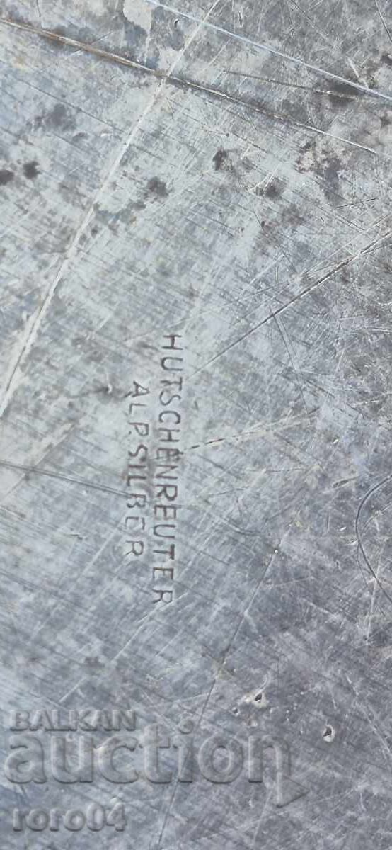 HUGE OLD SILVER PLATE - ALP. SILBER - 1,200 kg - 7