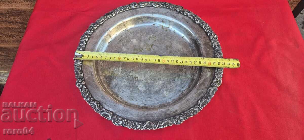 HUGE OLD SILVER PLATE - ALP. SILBER - 1,200 kg