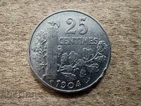 Γαλλία - 25 λεπτά (1904)