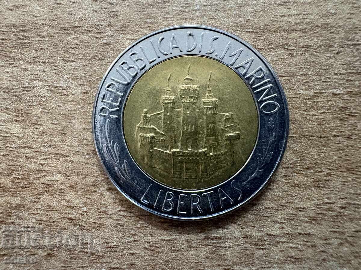 San Marino - 500 lire (1984) - Einstein with price € 1.12 | 2.19 BGN