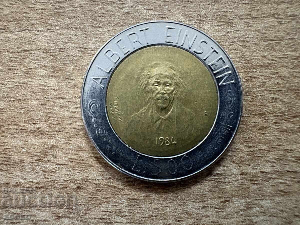 San Marino - 500 lire (1984) - Einstein