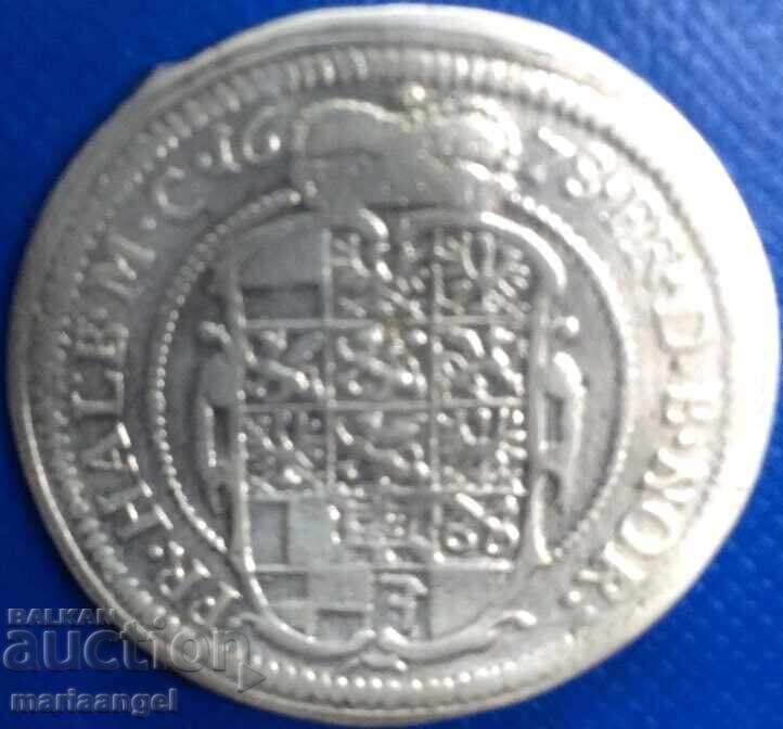 Braunschweig Ansbach 1/6 taler 1678 Johann Friedrich Cap mic cu preț € 34.00 | 66.50 BGN