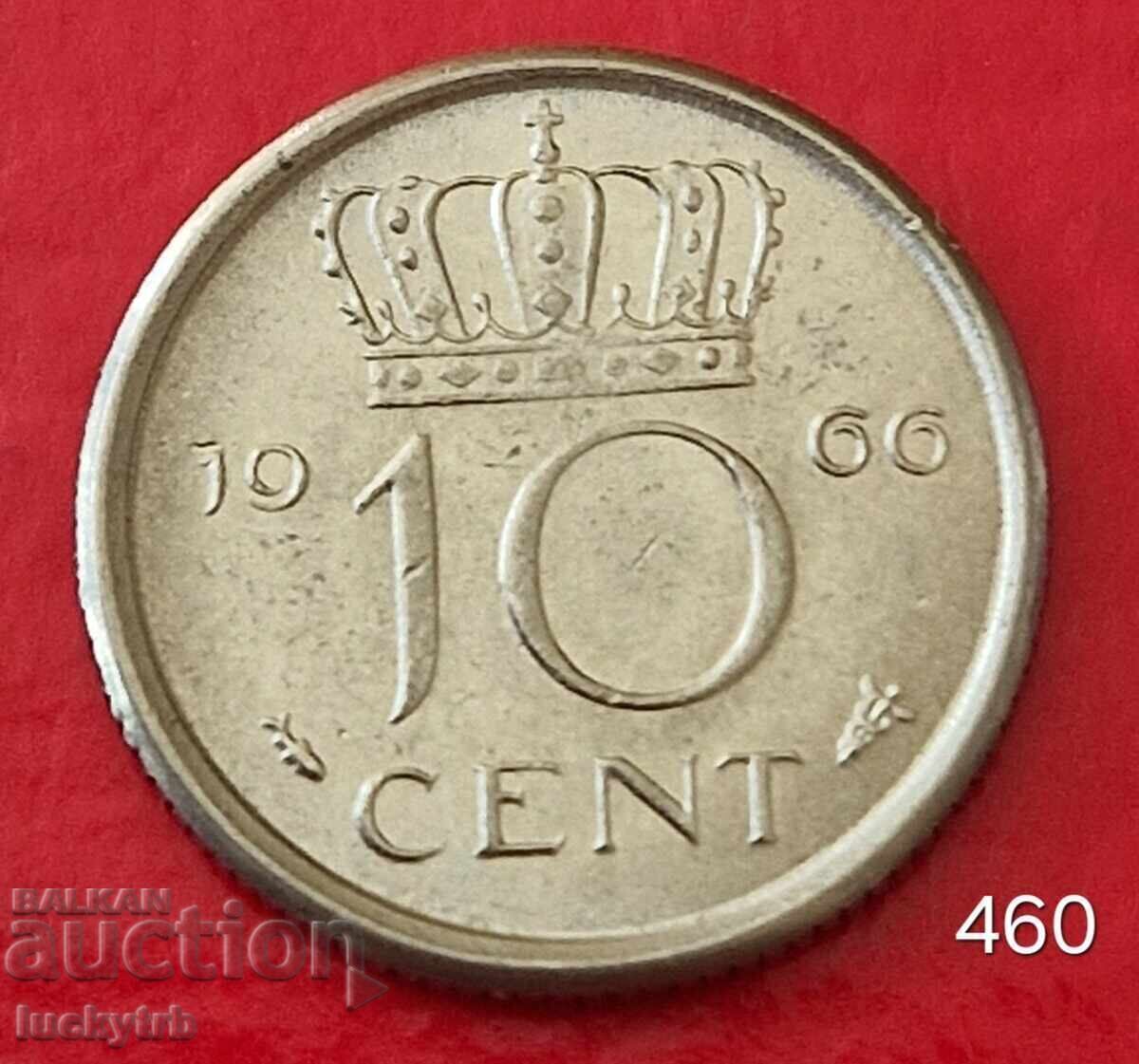 10 λεπτά 1966 - Ολλανδία 10 λεπτά 1966 - Ολλανδία