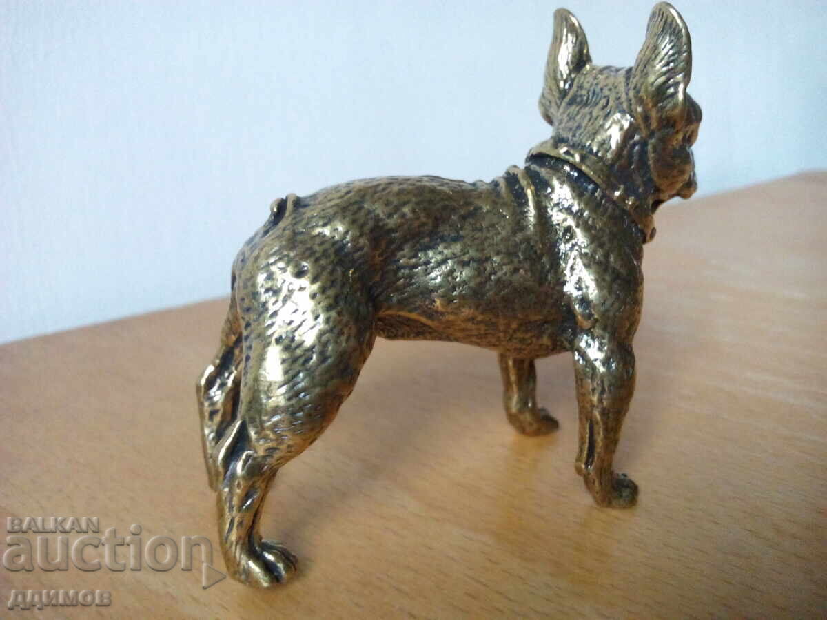 Livrarea Statuetă bronz buldog francez