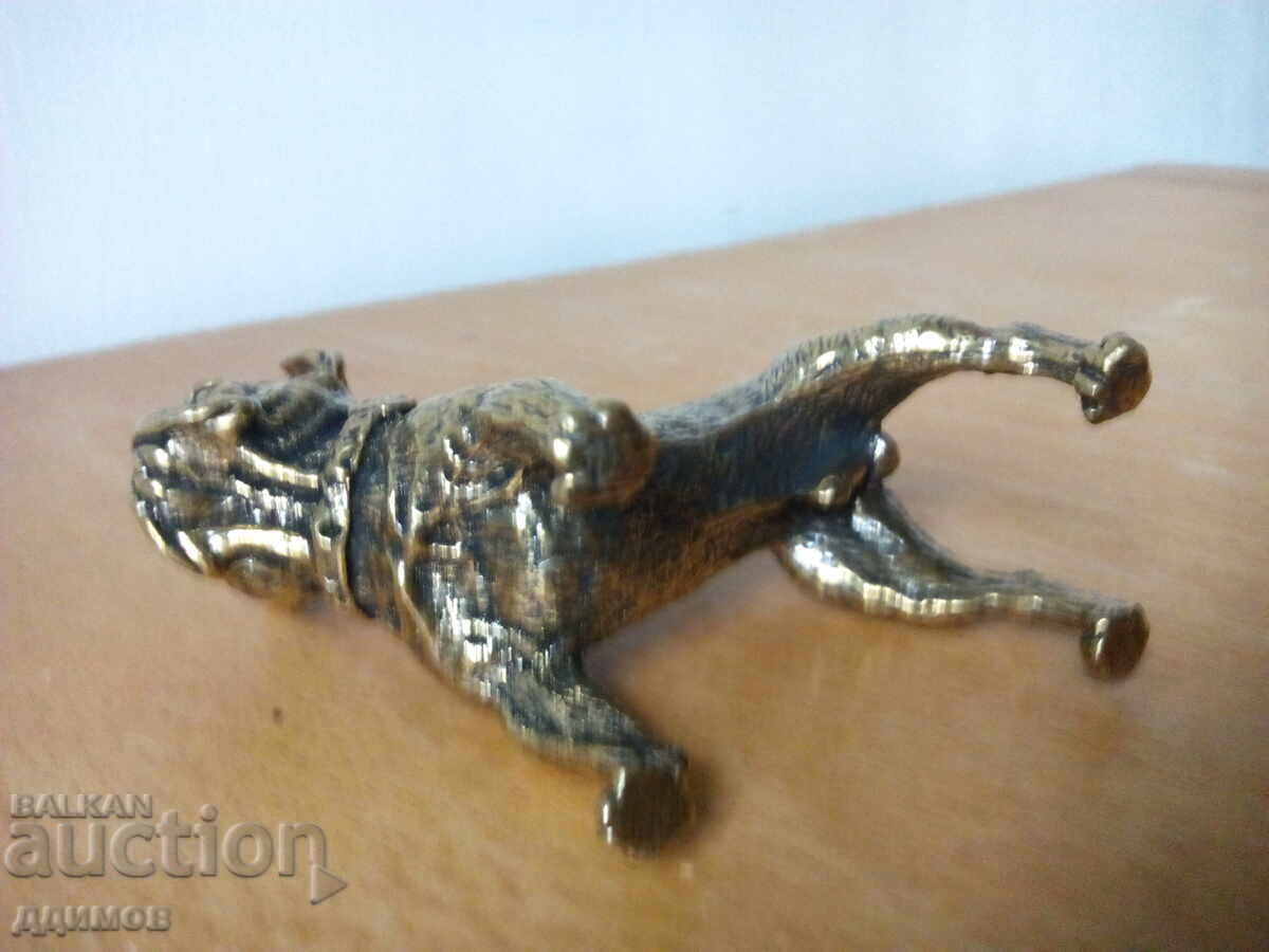 Statuetă bronz buldog francez - 6