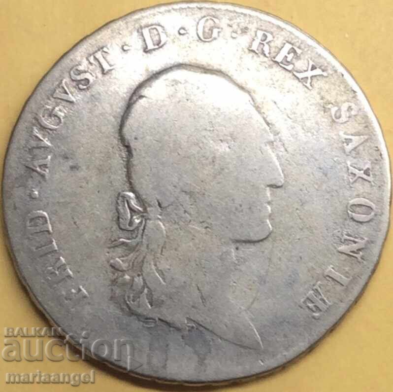 2/3 Талер 1809 Германия Саксония (20 Марки) сребро с цена € 95.00 | 185.80 лв.