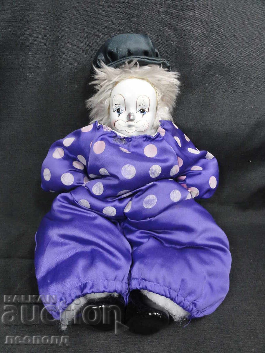 Licitație BZTS VINTAGE PĂPUȘĂ DE PORȚELAN CLOVN