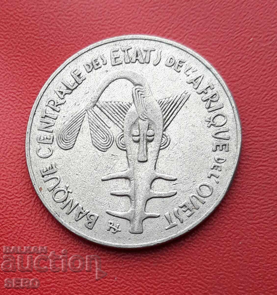 Africa de Vest Franceză - 100 franci 1974 cu preț € 0.77 | 1.51 BGN Africa de Vest Franceză - 100 franci 1974 cu preț € 0.77 | 1.51 BGN