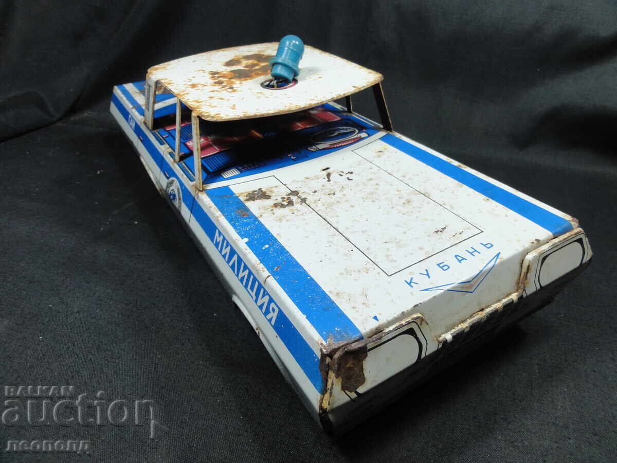 BZTS STARA RETRO SOTS SSSR JUCĂRIE METALICĂ MAȘINĂ POLIȚIE RUTIERĂ GAI cu preț € 13.80 | 26.99 BGN