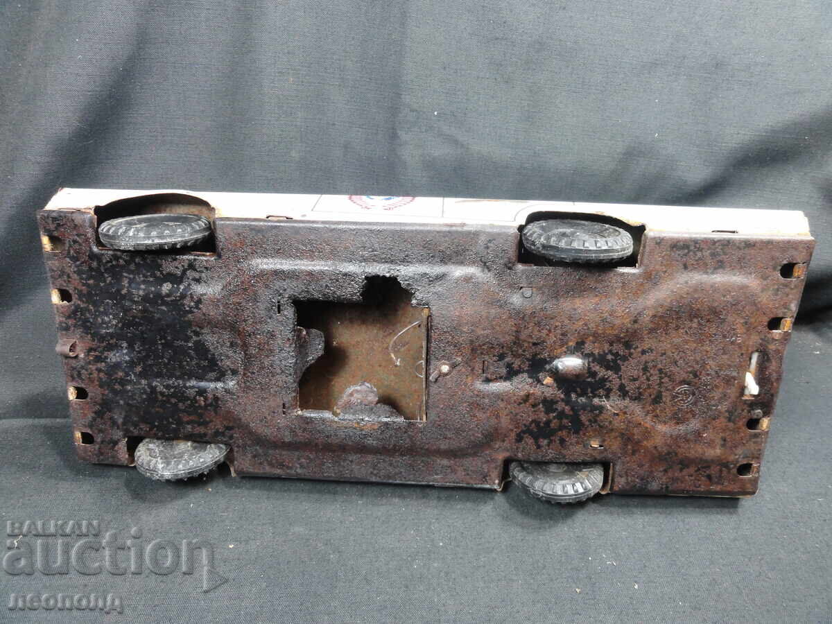 BZTS STARA RETRO SOTS SSSR JUCĂRIE METALICĂ MAȘINĂ POLIȚIE RUTIERĂ GAI - 6