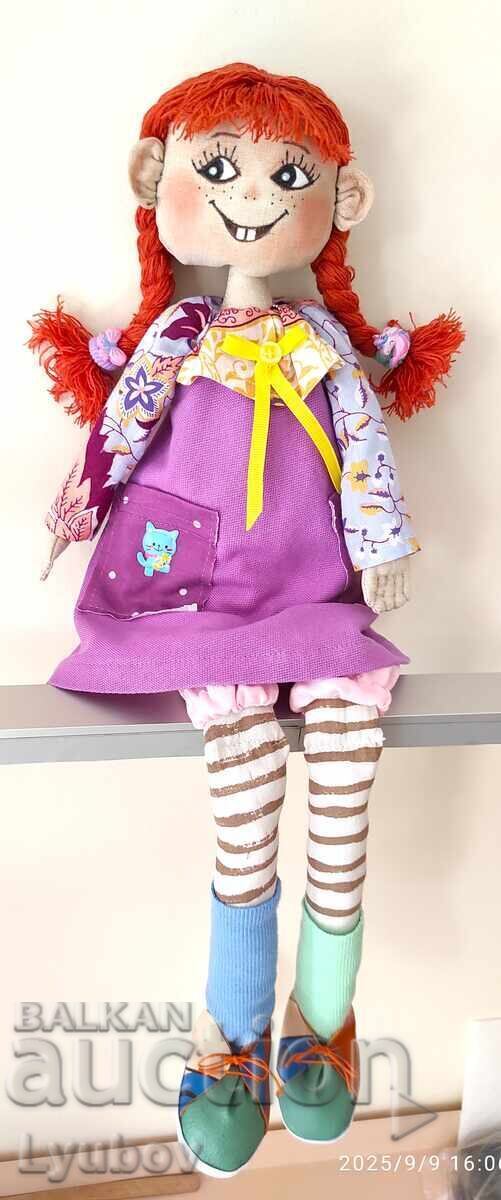 Кукла Пипи дълъг чорап. Ръчно изработена. с цена € 61.36 | 120.01 лв. Кукла Пипи дълъг чорап. Ръчно изработена. с цена € 61.36 | 120.01 лв.