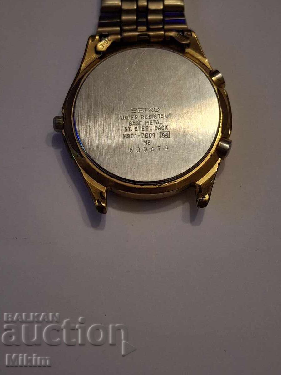 Επιχρυσωμένο ανδρικό ρολόι Seiko με τιμή € 22.50 | 44.01 BGN Επιχρυσωμένο ανδρικό ρολόι Seiko με τιμή € 22.50 | 44.01 BGN