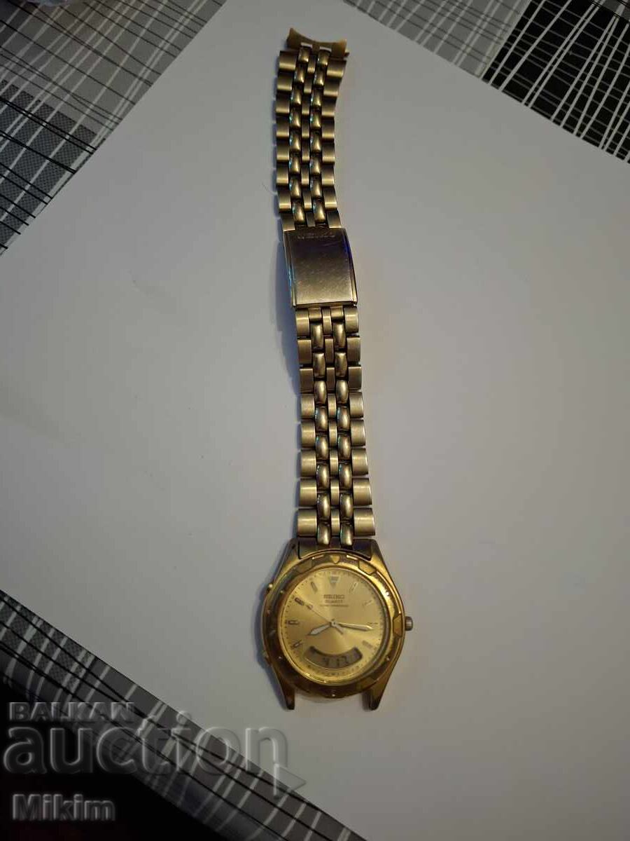 Δημοπρασία Επιχρυσωμένο ανδρικό ρολόι Seiko Δημοπρασία Επιχρυσωμένο ανδρικό ρολόι Seiko