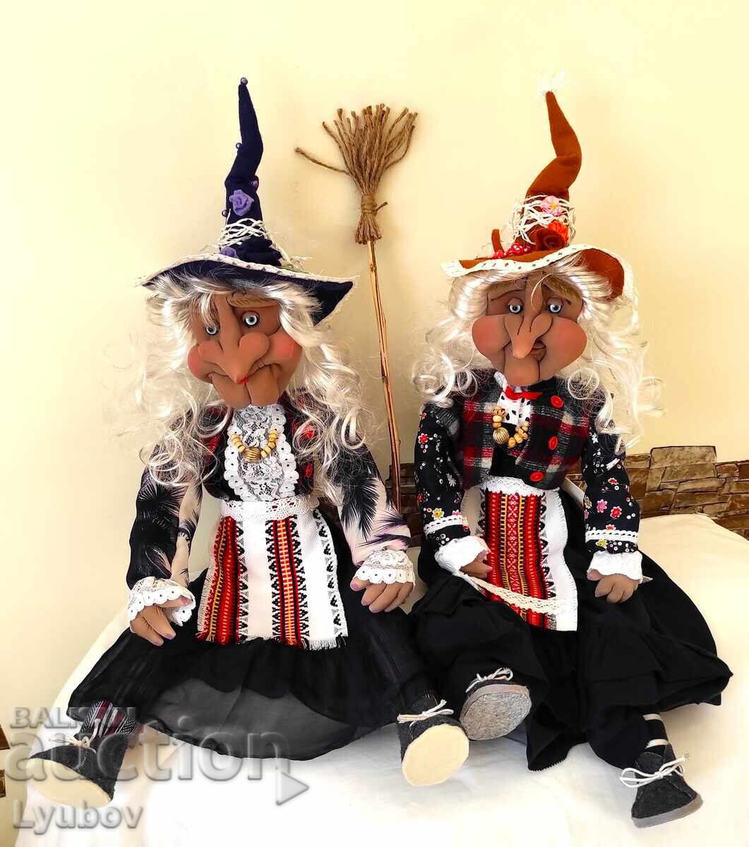 Licitație Păpușă Baba Yaga. Lucrată manual