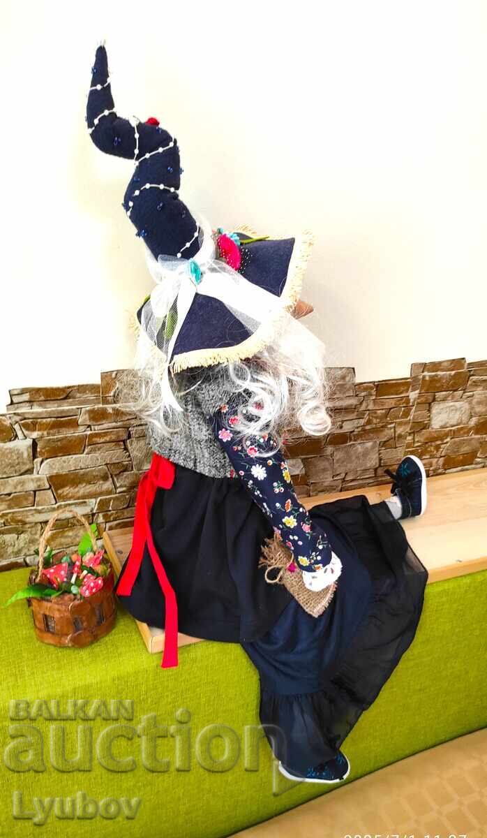 Păpușă Baba Yaga. Lucrată manual - 6