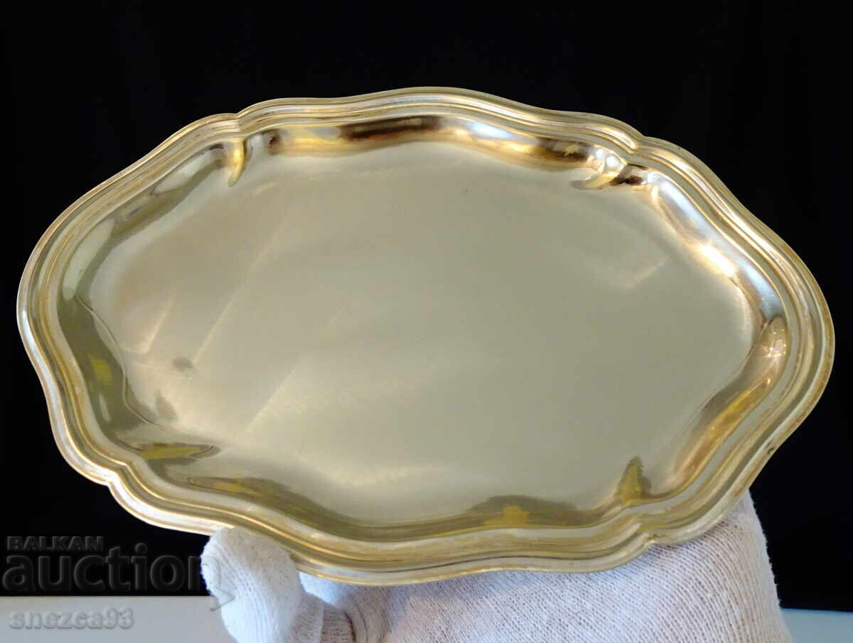 Ασημένιο δίσκος, πλατώ Art Deco Ασημένιο δίσκος, πλατώ Art Deco